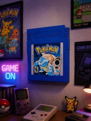 Cartuccia pokemon blu gameboy - cartuccia,