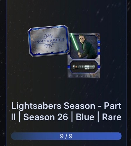 Lightsabers stagione parte - lightsabers,