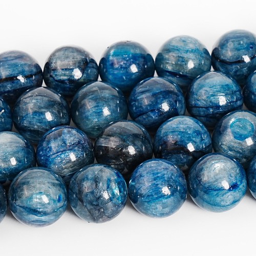 Cianite blu liscia rotonda - , a