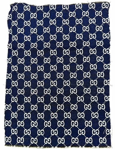 Monogramma geometrico blu - , e