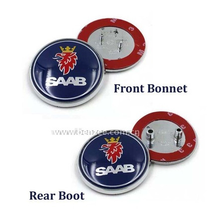 Set saab badge - saab,